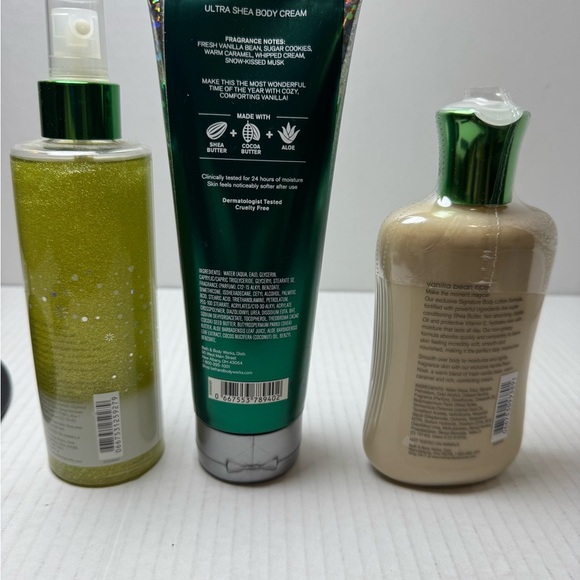 Bath & Body Works VANILLA BEAN NOEL Shimmer  Mist & Body Cream & Lotion - Picture 2 of 6